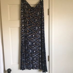 Karen Kane Maxi Skirt/Strapless Dress